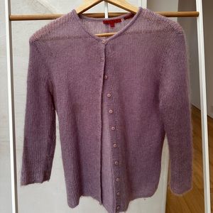Vintage wool cardigan lilac